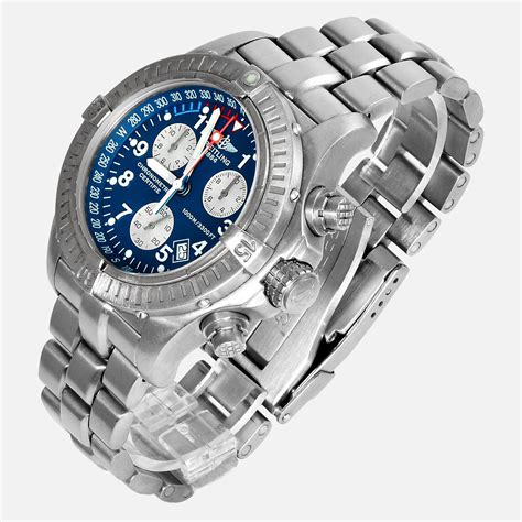 breitling chronoliner blue|Breitling chrono avenger.